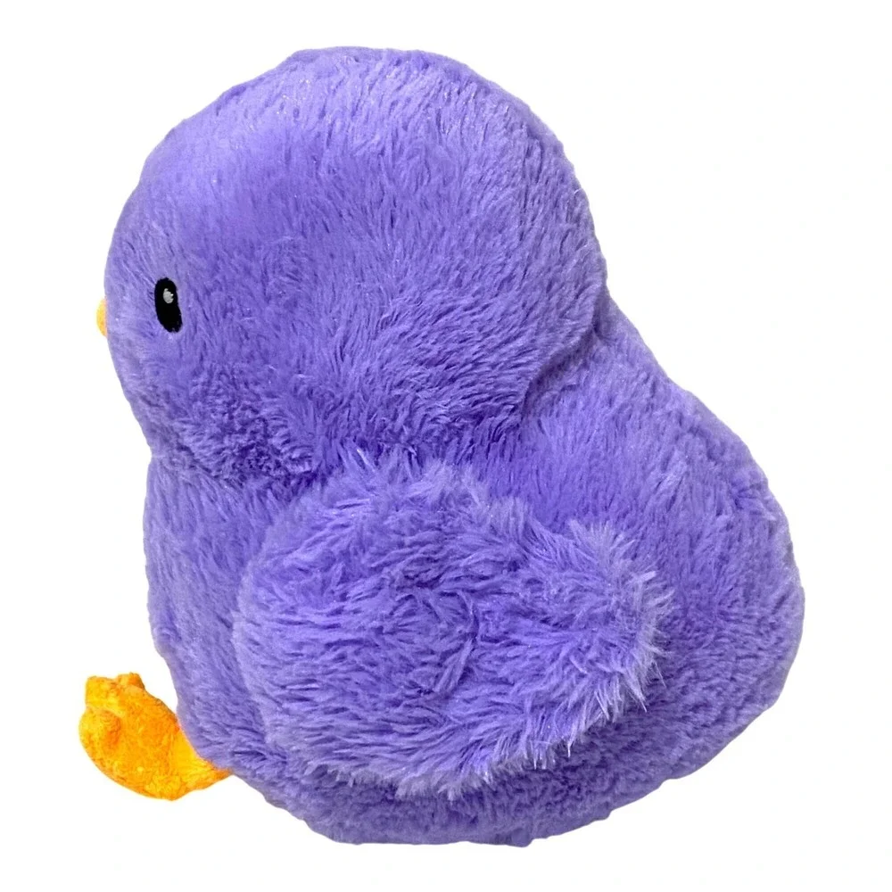Spark Create Imagine Chick Plush Rattle 7.5" Purple Easter Spring Basket Filler - Picture 4 of 7